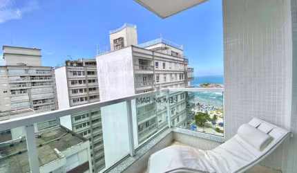 Apartamento com 2 dormitórios para alugar, 100 m² por R$ 4.500,02/mês - Pitangueiras - Guarujá/SP