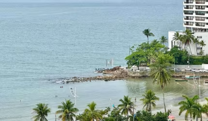 Apartamento á venda e locação anual  com vista parcial ao mar !!!