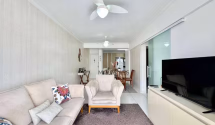 Apartamento com sacada , 2 dormitórios à venda, 85 m² por R$ 460.000 - Astúrias - Guarujá/SP