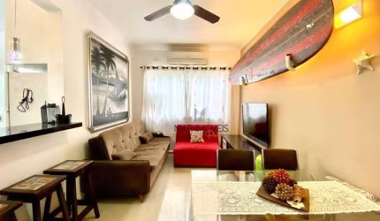 Apartamento com 2 dormitórios à venda, 60 m² por R$ 450.000 - Tombo - Guarujá/SP
