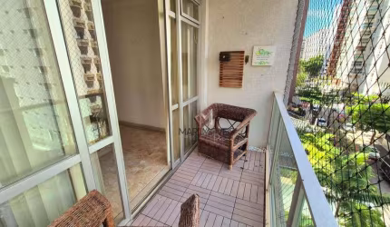 Apartamento com 3 dormitórios para alugar, 100 m² por R$ 4.200/mês - Pitangueiras - Guarujá/SP