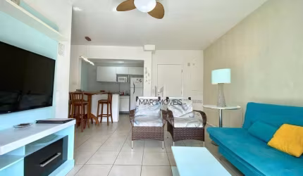 Apartamento com 2 dormitórios para alugar, 71 m² por R$ 5.000,02/mês - Pitangueiras - Guarujá/SP