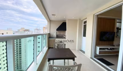 Apartamento com 2 dormitórios para alugar, 71 m² por R$ 6.000/mês - Pitangueiras - Guarujá/SP