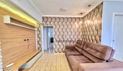 Apartamento com 3 dormitórios para alugar, 110 m² por R$ 4.500/mês - Astúrias - Guarujá/SP