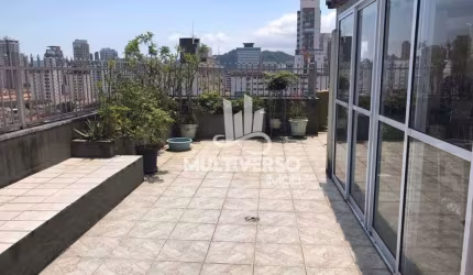 Cobertura à venda, 3 quartos no bairro Boqueirão em Santos