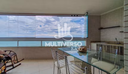 Apartamento Frente Mar, Porteira Fechada com 3 dormitórios à venda, 150 m² - Vila Caiçara - Praia Grande/SP