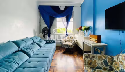 Apartamento frente praia vista mar 2 dormitórios