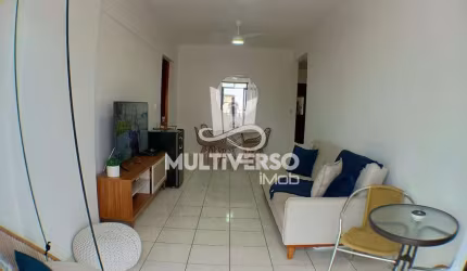 Apartamento 1 dormitório 63 m² com sacada vista mar - Tupi