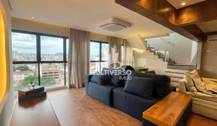 Cobertura Triplex 175m² com Área Gourmet e Piscina Privativa – Boqueirão, Santos