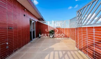 Cobertura duplex 3 dormitórios com terraço e churrasqueira na Vila Belmiro em Santos