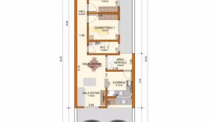 CASA em VILA INDUSTRIAL, (Bauru) - SP