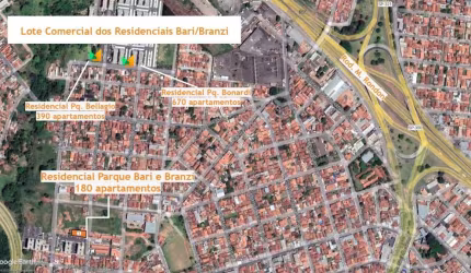 LOTE COMERCIAL AO LADO DOS RESIDÊNCIAIS BARI/BRANZI ! !