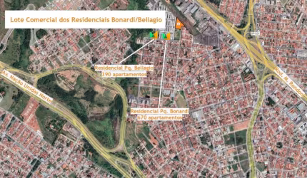 LOTE COMERCIAL AO LADO DOS RESIDÊNCIAIS BONARDI E BELLAGGIO ! !