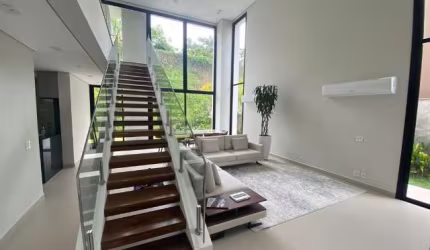 Condomínio Residencial Veduta Blu, Casa de alto padrão estilo sobrado com 3 suítes  Jundiaí - SP.