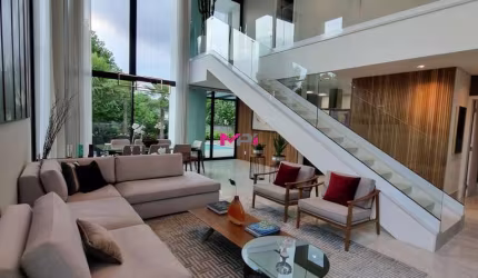 Condomínio Residencial Veduta Blu, Casa de alto padrão estilo sobrado com 3 suítes  Jundiaí - SP.