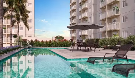 APARTAMENTO DE 2 DORM COM VARANDA E PISCINA NA REGIAO DO MORUMBI