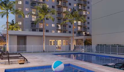Condomínio Residencial Estação Penha 1 dorm, com vaga