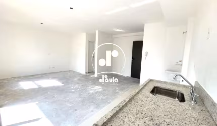 Studio de alto padrão à venda em condomínio no Jardim, Santo André-SP: 1 quarto, 1 sala, 1 banheiro, 1 vaga, 44m² de área.