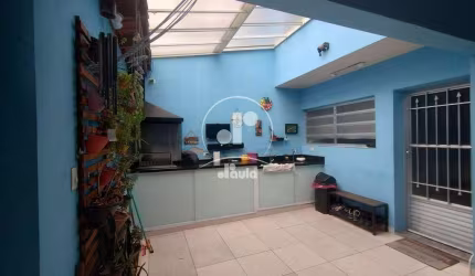 Sobrado na Vila Scarpelli em Santo André, com 111m2, com Garagem para 02 carros, Espaço Gourmet, Sala, Cozinha, 03 quartos