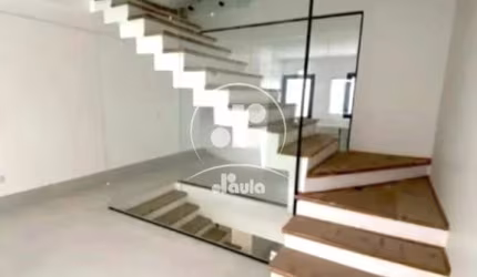 Sobrado a venda com 230m², 3 suítes, 4 banheiros, 4 vagas, no Bairro Jardim Bela Vista, Santo André/SP.