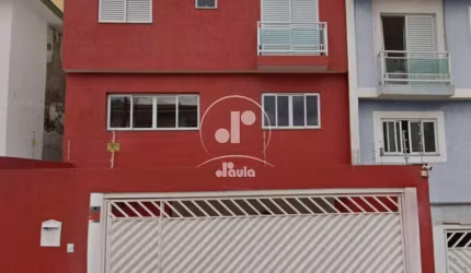 Sobrado de 122m² à venda em Santo André-SP, Bairro Campestre: 3 quartos, 1 suíte, sala, 2 banheiros e 5 vagas de garagem