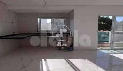 Cobertura à venda em Santo André-SP, bairro Santa Maria: 2 quartos, 1 suíte, 1 sala, 2 banheiros, 2 vagas de garagem, 100m² de área.