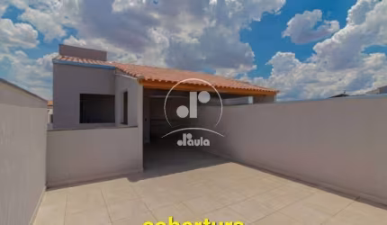 Jardim Santo Alberto. Cobertura sem comdominio, com ELEVADOR, 2 quartos sendo 1 suíte, escada de acesso interno à cobertura, 1 vaga garagem.