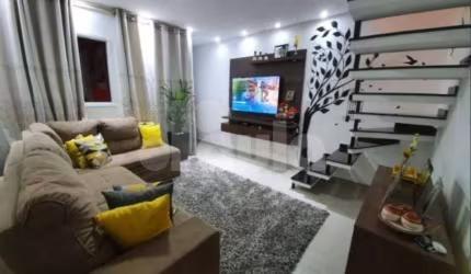 Imperdível cobertura à venda em Santo André-SP, Jardim Guarará: 2 quartos, 1 suíte, 2 salas, 2 banheiros, 1 vaga, 96m².