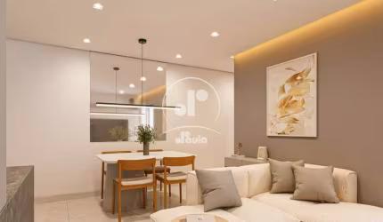Cobertura a venda com 126,18m², 2 dormitórios, 1 suíte, 3 banheiros, 2 vagas, no Bairro Campestre, Santo André/SP.