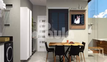Cobertura de 94m² à venda em Santo André-SP, bairro Campestre: 2 quartos, 1 suíte, 1 sala, 2 banheiros e 1 vaga
