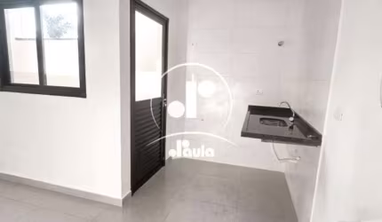 Apartamento com 43m², 2 dormitórios, 1 banheiro, 1 vaga, na Vila Scarpelli, Santo André/SP.