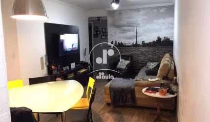 Apartamento a venda com 82m², 3 dormitórios, 1 suíte, 3 banheiros, 1 vaga, na Vila Guiomar, Santo André/SP.