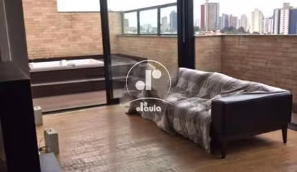 Apartamento Cobertura a venda com 122 m², 1 suíte e 2 vagas de garagem na Vila Guiomar em Santo André.