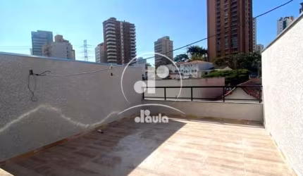 Apartamento garden com elevador na Vila Bastos com 2 quartos, 2 suítes, 1 sala, 2 banheiros, 2 vagas e elevador