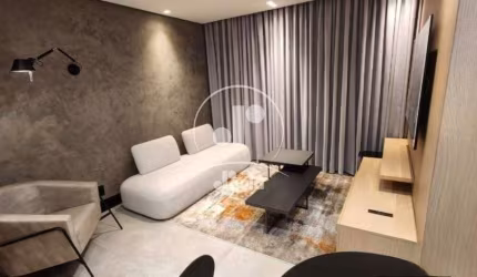 Apartamento a venda com 44m², 1 suíte, 1 banheiro, 1 vaga, no Centro de Santo André/SP.