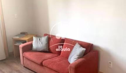 Flat com 40m², 1 suíte, 1 banheiro, 1 vaga, no Centro de Santo André/SP.