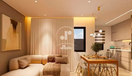 Apartamento Garden a venda com 102,78m², 2 dormitórios, 1 suíte, 2 banheiros, 1 vaga, no Bairro Campestre, Santo André/SP.