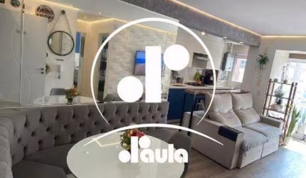Apartamento a venda, 2 dormitórios c/ 1 suíte, 2 banheiros, 1 vaga, Vila Apiaí, Santo André