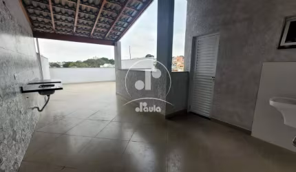 Cobertura à venda em Santo André-SP, Parque Oratório: 2 quartos, 1 suíte, 1 sala, 2 banheiros, 1 vaga, 96 m² de área. Imperdível!