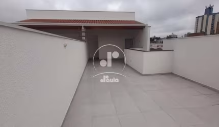 Excelente cobertura à venda em Santo André-SP, bairro Casa Branca: 2 quartos, 1 suíte, 1 sala, 2 banheiros, 2 vagas, 120m².