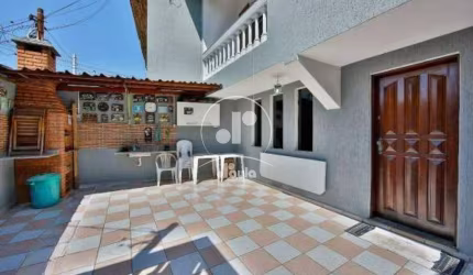 Sobrado com 4 Quartos, Suite para alugar, 168m² - 3 Vagas, Parque Jacatuba, Santo André-SP.