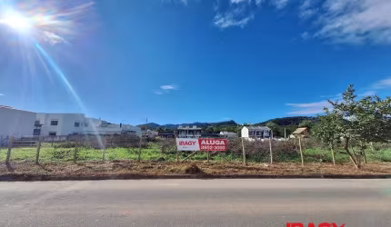 Terreno comercial para alugar na Rua Luiz Carolino Pereira, Forquilhas, São José por R$ 5.400