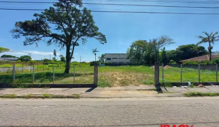 Terreno comercial para alugar na Heriberto Hulse Esq. Com Braulino Duarte Pereira, Serraria, São José, 1528 m2 por R$ 3.000