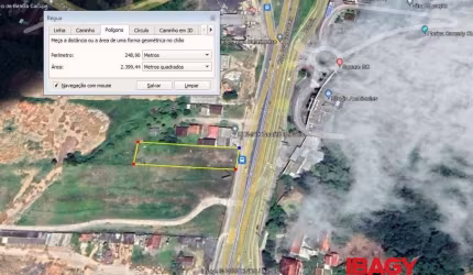 Terreno comercial para alugar na Servidão Ferminio Francisco da Silva, 5309, Saco Grande, Florianópolis, 2400 m2 por R$ 25.000