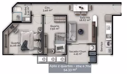 Apartamento à venda no bairro Carvoeira em Florianópolis