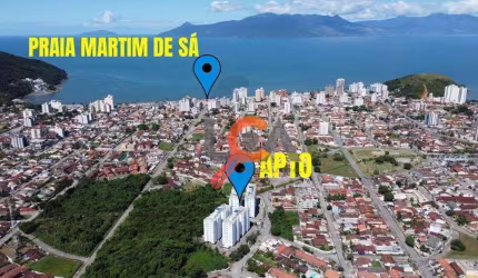 Apartamento com 2 dormitórios à venda, 47 m² por R$ 335.000,00 - Martim de Sá - Caraguatatuba/SP