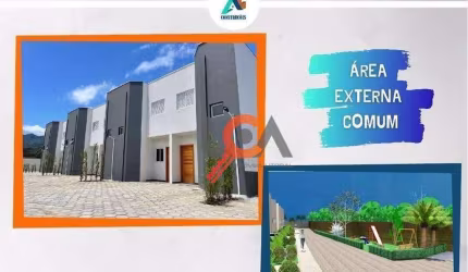 Sobrado com 2 dormitórios à venda, 84 m² por R$ 299.000,00 - Rio do Ouro - Caraguatatuba/SP