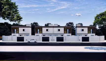Sobrado novo com 2 dormitórios à venda, 85 m² por R$ 350.000 - Balneário dos Golfinhos - Caraguatatuba/SP