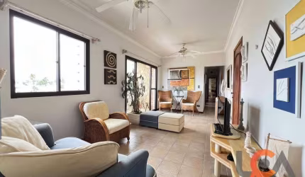 Apartamento vista mar com 4 dormitórios à venda, 136 m² por R$ 900.000 - Sumaré - Caraguatatuba/SP