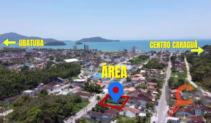 Área à venda, 810 m² por R$ 800.000 - Massaguaçu - Caraguatatuba/SP